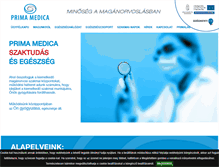 Tablet Screenshot of primamedica.hu